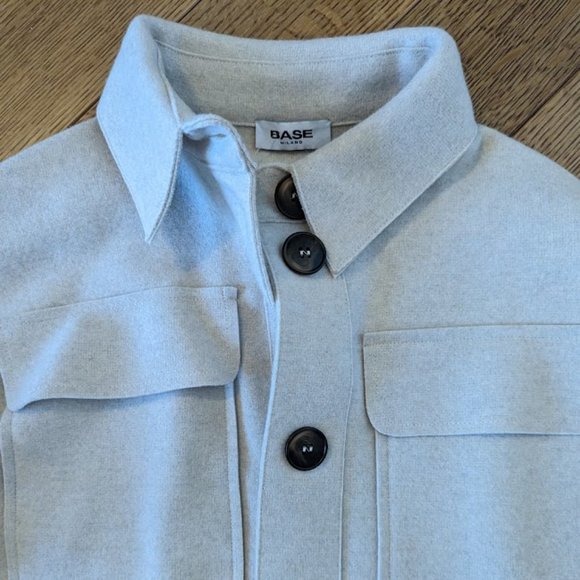 BASE Milano Beige Jacket / Shacket - Picture 2 of 4